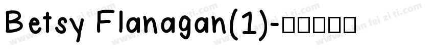 Betsy Flanagan(1)字体转换